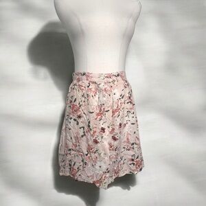 NWT CALIFORNIA MOONRISE Floral Pink Women's Skirt M boho coquette